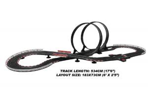 Slot Racing Track 252 Scale 1/43 USB 534cm
