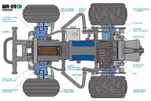 Tamiya Comical Grasshopper (WR-02CB)