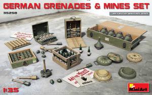 1:35 German Grenades & Mines Set