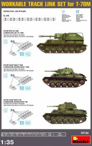 1:35 Workable Track Link Set for T-70M
