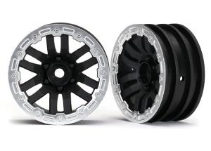 Traxxas Wheels TRX-4 Black-Satin 1.9" (2) TRX8271X
