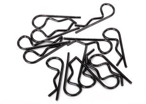 Traxxas Body Clips Standard Black (12) TRX1834A