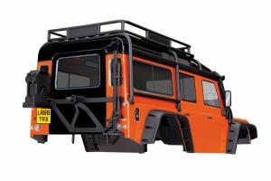 Traxxas Body Land Rover Defender Orange Complete TRX8011A