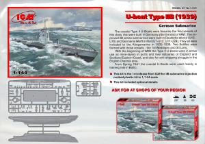 1:144 U-Boat Type IIB 1939