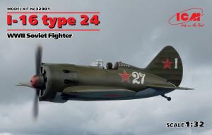 1:32 I-16 type 24 WWII Soviet Fighter