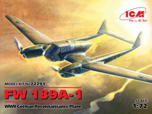 1:72 FW 189A-1 WWII German Recon Plane