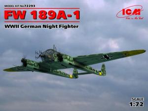 1:72 FW 189A-1 WWII German Night Fighter