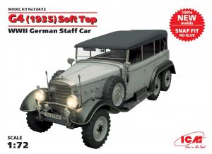 1:72 Staff Car G4 Soft Top (snap kit)