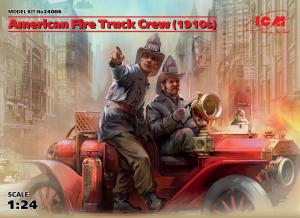 1:24 American Fire Truck Crew(1910s)2 Figures