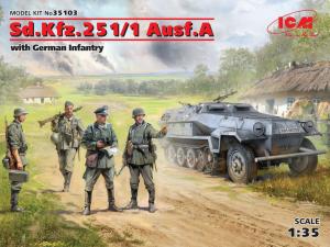 1:35 Sd.Kfz.251/1 Ausf.A with Infantry