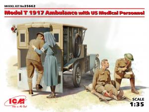 1:35 Model T 1917 Ambulance with US Medical Personnel