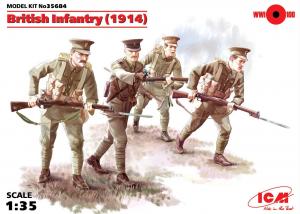 1:35 British Infantry 1914 (4 figures)