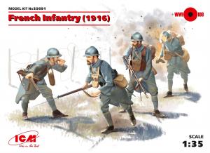 1:35 French Infantry 1916 (4 figures)