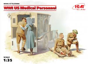 1:35 WWI US Medical Personnel (4 figs)