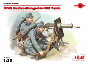 1:35 WWI Austro-Hungarian MG Team