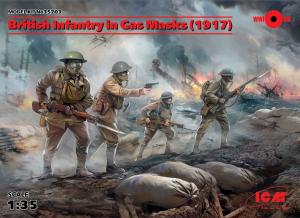 1:35 British Infantry in Gas Masks(1917)