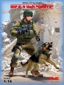 1:16 K-9,Israeli Police Team Officer with dog