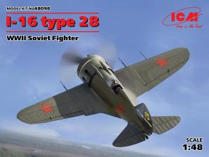 1:48 I-16 type 28 WWII Soviet Fighter