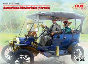 1:24 American Motorists (1910) 2 figures