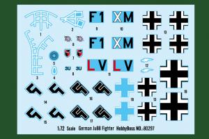 1:72 German Ju88 Fighter