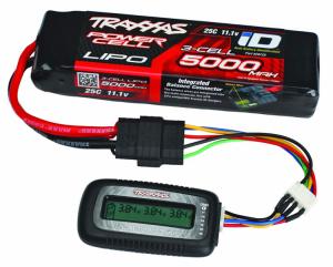 Traxxas Li-Po Voltage Meter/Balancer with Adapter Cable TRX2968X