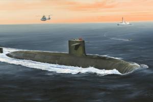 1:350 French Navy Le Triomphant SSBN