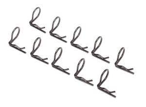 Traxxas Body Clips Angled Black (10) TRX3935A