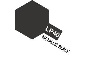 Tamiya Lacquer Paint LP-40 Metallic Black lakkamaali
