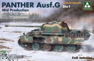 1:35 Panther Ausf. G Mid (Steel Wheels & Full interior)

