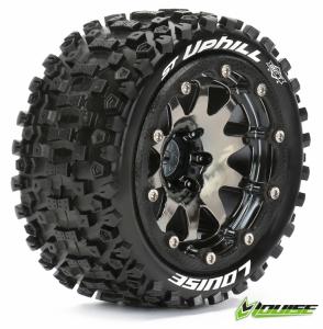 Tires & Wheels ST-UPHILL 1/10 Bl.Chrom Beadlock (0) Soft MFT