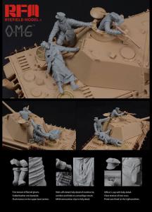 Ryefield 1:35 Fallen (Resin figure set) for Panther G
