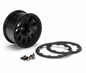 Tires & Wheels MT-CYCLONE 1/10 Black Beadlock (1/2) Soft MFT