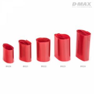 Heat Shrink Tube Red Transparent D28/W44mm x 1m