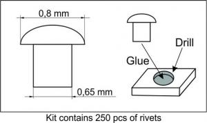 1:35 Rivets 0,8 mm