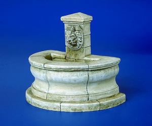 1:35 Street fountain - round