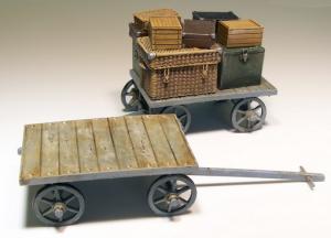 1:35 Railway cart with baggages