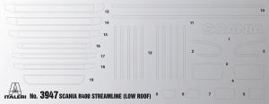 Italeri 1/24 SCANIA R400 STREAMLINE (FLAT ROOF)