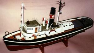 Saito Hercules Tug Boat 90cm w/ Steam Engine