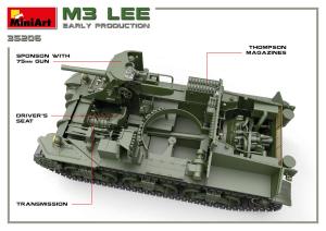 1:35 M3 Lee Early Prod. (with Interior)