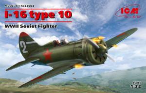ICM 1:32  I-16 type 10, WWII Soviet Fighter