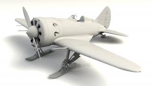 ICM 1:32 I-16 type 17, WWII Soviet Fighter 