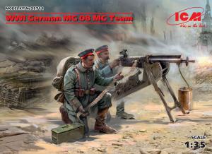 1:35 WWI German MG08 MG Team (2 figures)