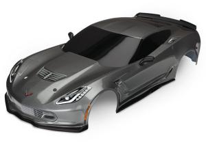 Traxxas Body Chevrolet Corvette Z06 Grey Painted TRX8386A