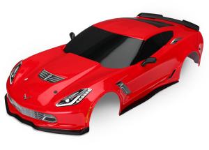 Traxxas Body Chevrolet Corvette Z06 Red Painted TRX8386R