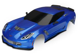 Traxxas Body Chevrolet Corvette Z06 Blue Painted TRX8386X