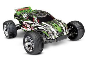 Traxxas Rustler 2WD 1/10 RTR TQ Green - With Batt/Charger TRX37054-1-GRN