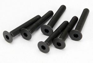 Traxxas Screws M3X20mm Countersunk Hex Socket (6) TRX4857