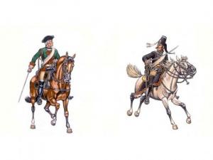 1:72 Austrian Dragoons & Prussian Hussars