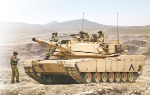 Italeri 1/35 M1A1 ABRAMS with crew