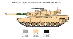 Italeri 1/35 M1A1 ABRAMS with crew